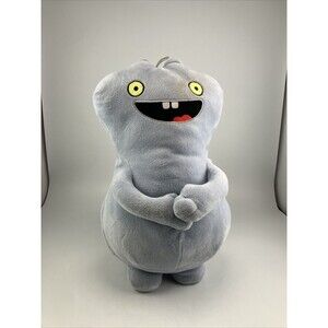 Authentic Uglydoll Gray Babo Ugly Doll Plush 14” Soft Toy Stuffed Animal